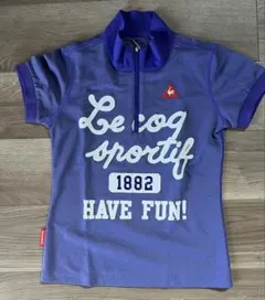 Le coq sportif レディースシャツ 紫　ルコックゴルフ