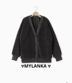 新品タグ付き♢MYLANKA♢ テディーボアブルゾン アウター　グレー