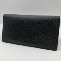 路易威登 Taiga Portefeuille Long 長款錢包 黑色 黑 M32644