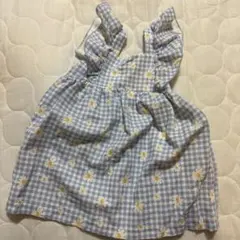 zara ワンピース　水色