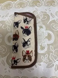 メガネケース　ハンドメイド　フレンチブルドック