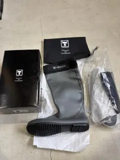 JACKALL パッカブルブーツ チャコール XL