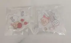 ちいかわ　きゃらシャカチャーム　古本屋　モモンガ　うさぎ　2点セット　アクリル