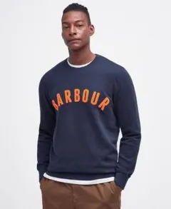 barbour　ラグランスリーブアーチロゴスウェットのサムネイル