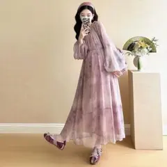 プラスサイズ❤️マタニティードレス ゆったり普段着に最適