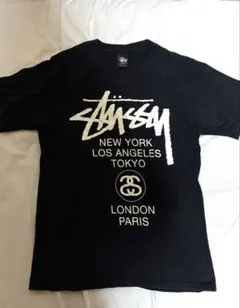 Stussy ブラック Tシャツ S