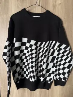 【H&M】チェック柄ニット　150㎝