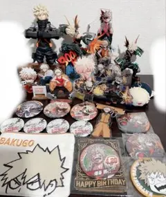 僕のヒーローアカデミア 爆豪勝己 フィギュア アクスタ 缶バッジ など 27点