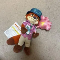 ディズニー　ズートピア　ニック　ズートピア2 ぬいぐるみバッジ　ぬいば