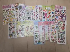 多様なデザインのシールセット 30シート以上