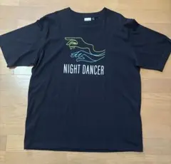 NIGHT DANCER グラフィックTシャツ ブラック
