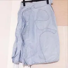 1999年 TSUMORI CHISATO ジップデザイン レザーロングスカート - メルカリ