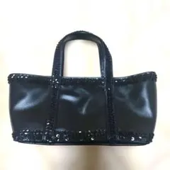 コキュ　スパンコールミニバッグ　黒