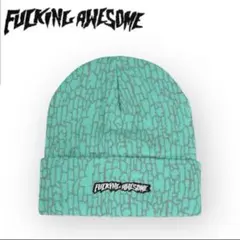 ◆Fucking Awesome ／ ファッキンオーサム　カモ　ビーニー　GRN