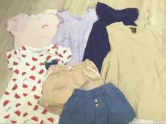 ベビー こども服 半袖シャツ パンツ まとめ売り 夏服 90