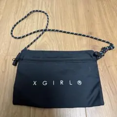 X GIRL ブラック ショルダーバッグ
