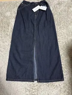 ダークデニム スリット入り タイトスカート M