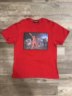 【超激レア】マイケル・ジャクソン BAD Tシャツ 赤Mサイズ　希少 超激レア】マイケル・ジャクソン BAD Tシャツ 赤Mサイズ 希少 - メルカリ