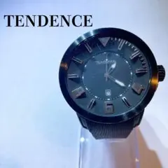 TENDENCE ブラック アナログ腕時計のサムネイル