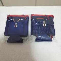 サッカー日本代表缶ホルダー キリン一番搾りノベルティ　2個セットのサムネイル