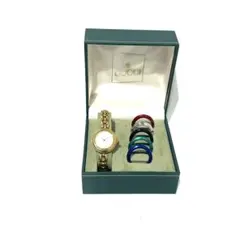 GUCCI グッチ 11/12.2L チェンジベゼル SS 電池交換済 稼働