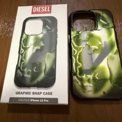 DIESEL グラフィックスナップケース iPhone 16 Pro用