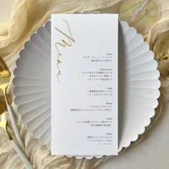 メニュー表　43　ドリンクメニュー　ウェディング　結婚式