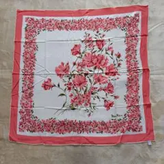 Nina Ricci 花柄シルクスカーフ