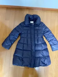 KUMIKYOKU ネイビー ロングダウンコート 140