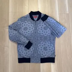Supreme バンダナ柄 ジップアップ ブルゾン L