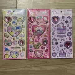 正規品　サンリオ キラキラジュエルシール 3枚セット