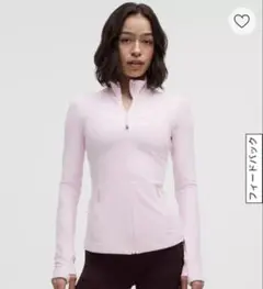 Lululemon ピンク フルジップジャケット