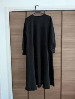 エンボス ロングワンピース