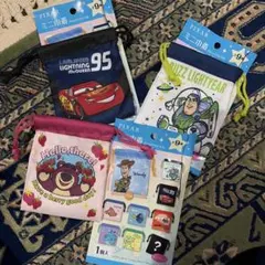 ピクサー ミニ巾着 3枚セット