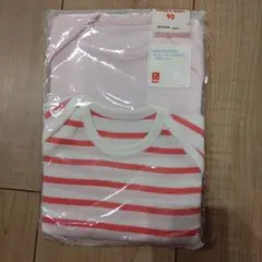 【新品】UNIQLO BABY クルーネックボディ 長袖 2枚組 90cm