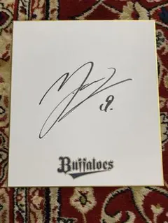 2025年最新】オリックス サイン色紙の人気アイテム - メルカリ