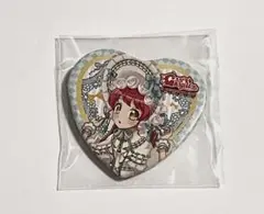 プリパラ 白玉みかん ハート缶バッジ