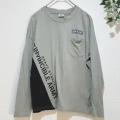 【PERFECT DASH】カーキ　ロングスリーブTシャツ　140cm