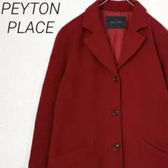 PEYTON PLACE チェスターコート 毛100% アンゴラ ポケット付き
