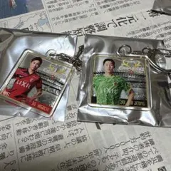 鹿島アントラーズ優勝記念キーホルダーセット 安西、下田 - メルカリ