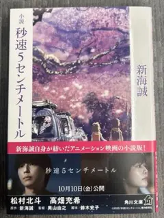 小説 秒速5センチメートル　本　書籍