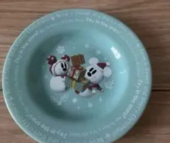 ディズニー ミッキー＆ミニー クリスマス プレート 小皿