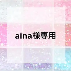 aina様専用ページ