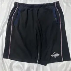 VLUCK ハーフパンツ　ブラック　L スウェット生地　古着　ヒマラヤ