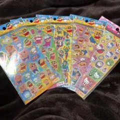 クレヨンしんちゃん ハローキティ キラッとシール5枚組