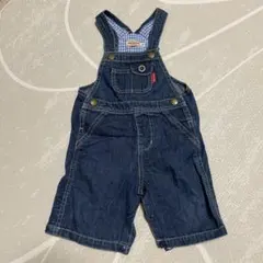 ミキハウス　デニムオーバーオール　サイズS/80cm相当