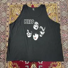 KISS キス フォト グラフィック バンド タンクトップ ノースリーブ