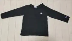 Champion 黒 長袖カットソー 95