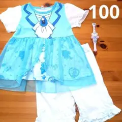 こどもパジャマ　ヒーリングっどプリキュア　100　パジャマ上下セット　プリキュア