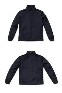 Oakley ジャージ ジップアップジャケット ブラックのサムネイル